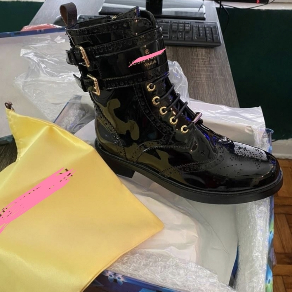 Designer combat boots